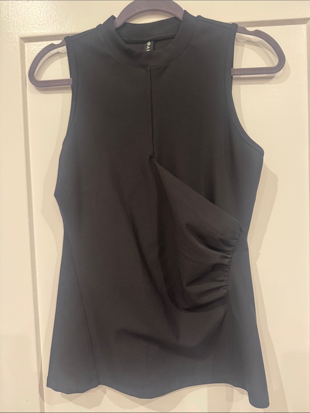 Athleta Women’s Sleeveless Black Mock-Neck Top